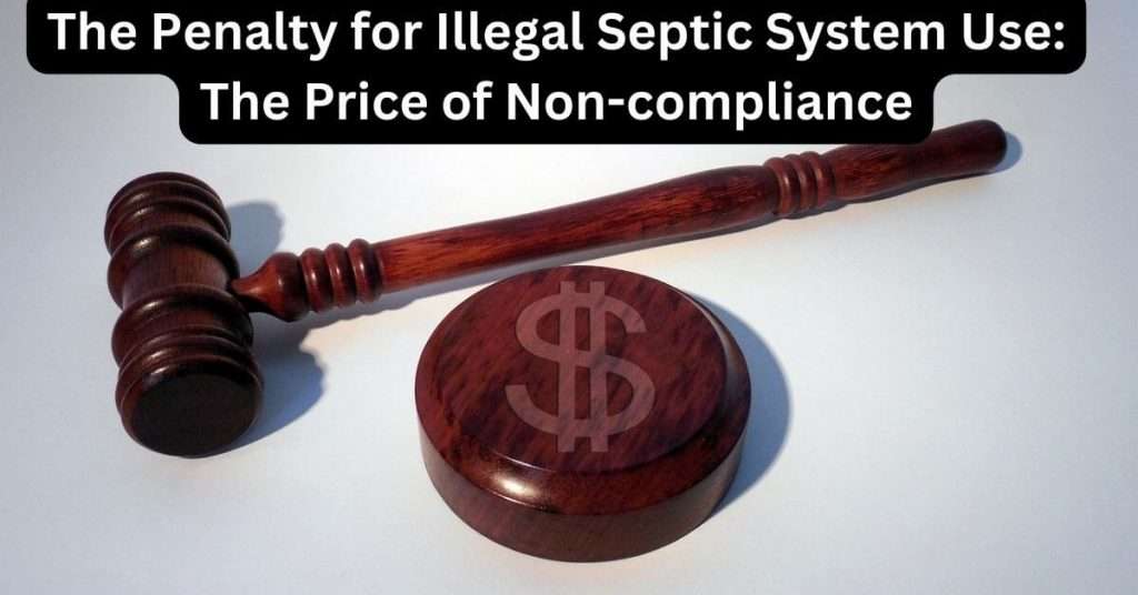 The Penalty for Illegal Septic System Use: The Price of Non-compliance